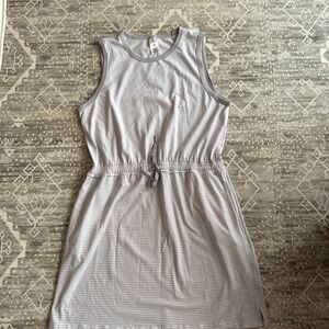 Member's Mark Gray Striped Tank Dress large